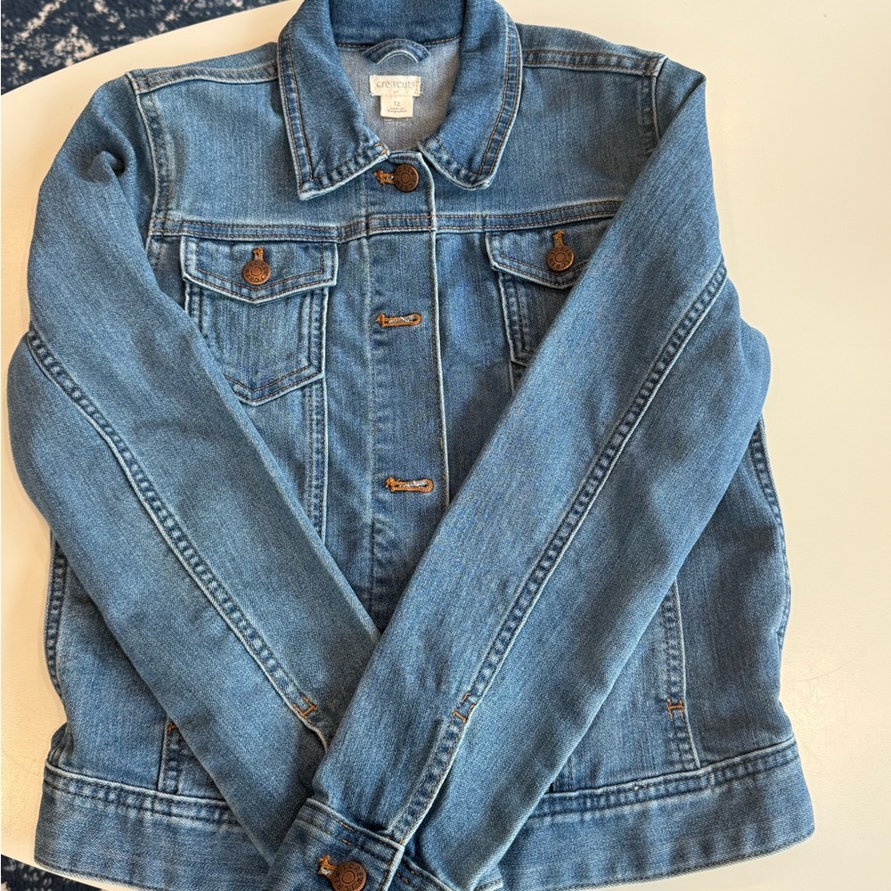 J. Crew crewcuts
Blue Denim jacket
Kids size 12 - Picture 2 of 2
